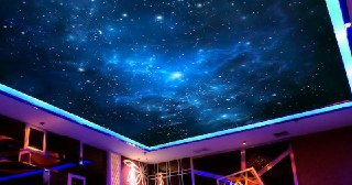 Натяжной потолок звездное небо Беслан, цена от 5199 руб.